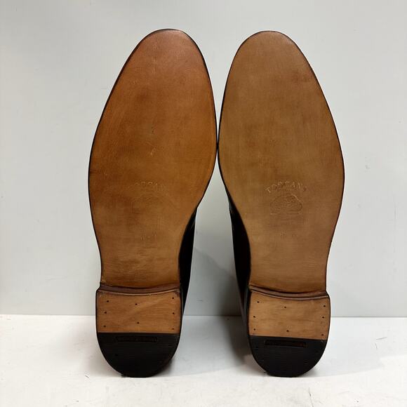 FULL RESOLE Crockett & Jones x Brooks Brothers Chukka Boots Tan Calf England 10 - Picture 2 of 14